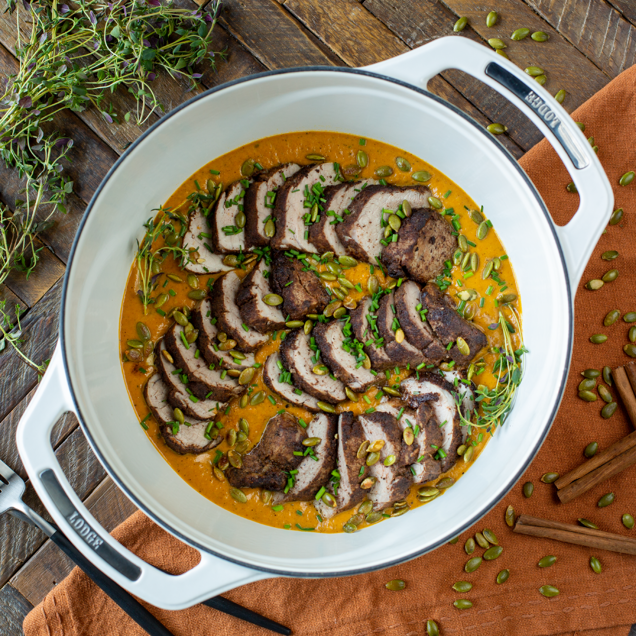 Lodge USA Enamel™ Cast Iron Dutch Oven - Image 128