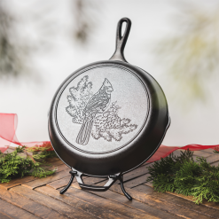 Lodge Lodge 10.25 Inch Seasoned Cast Iron Cardinal Skillet