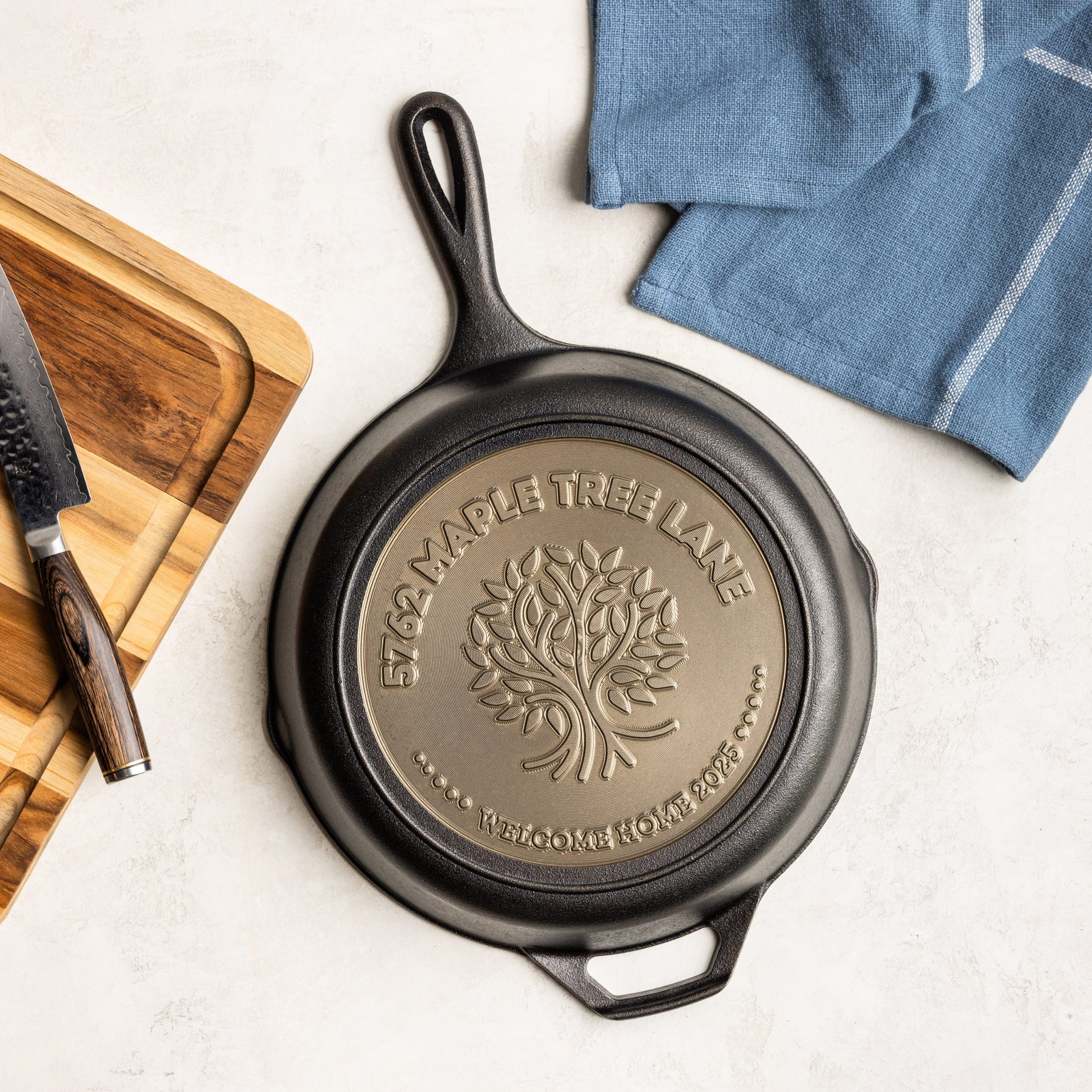 Lodge Custom Engraved Tree Skillet - Image 7