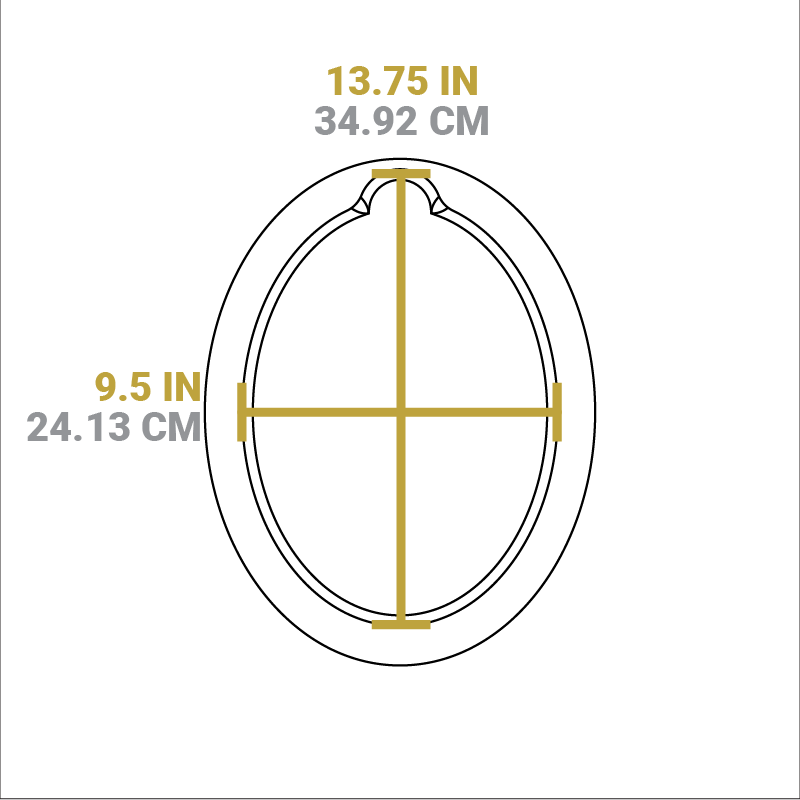 Lodge 13.25 Inch Jumbo Oval Walnut Wood Underliner - Image 6