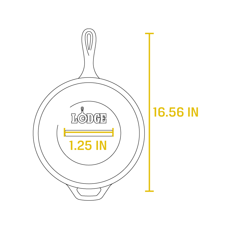 Lodge Cast Iron Covered Deep Skillet - Image 31