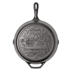 Lodge American Road Trip: 12 Inch Seasoned Cast Iron Skillet, Virginia