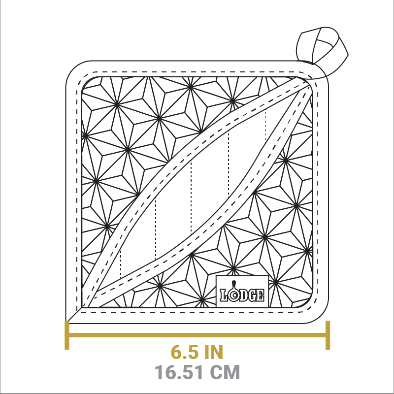 Lodge Silicone and Fabric Potholder - Image 6
