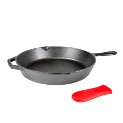 Lodge 12 Inch Cast Iron Skillet with Handle Holder