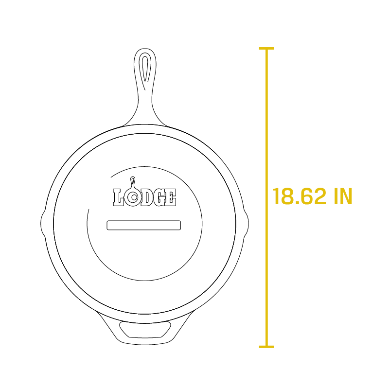 Lodge Cast Iron Covered Deep Skillet - Image 10