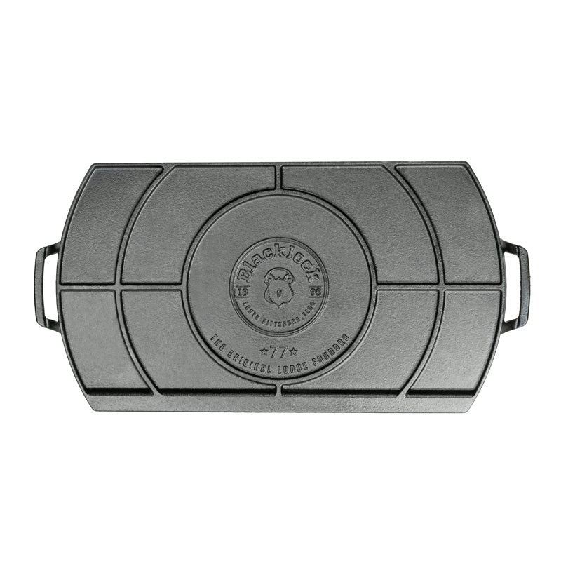 Lodge Blacklock Lightweight Cast Iron Double Burner Griddle - Image 3