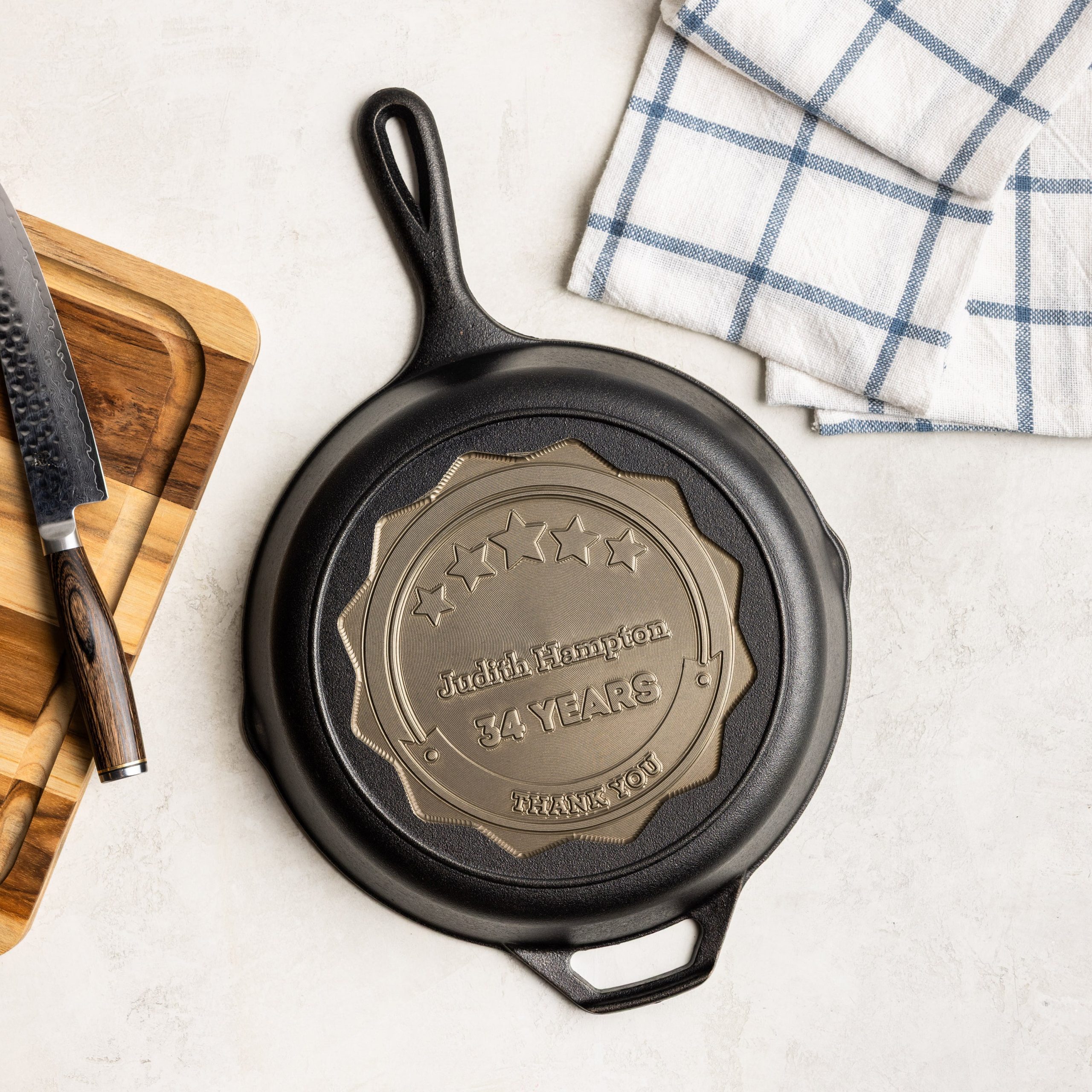 Lodge Custom Engraved Award Skillet - Image 4