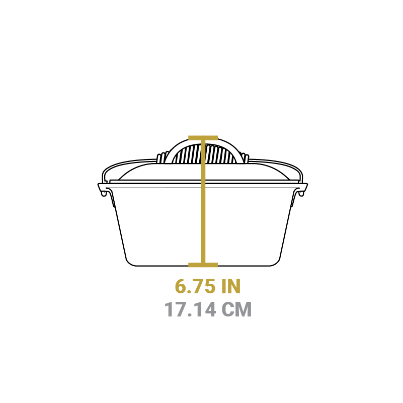 Lodge Seasoned Cast Iron Dutch Oven Frying Set - Image 6