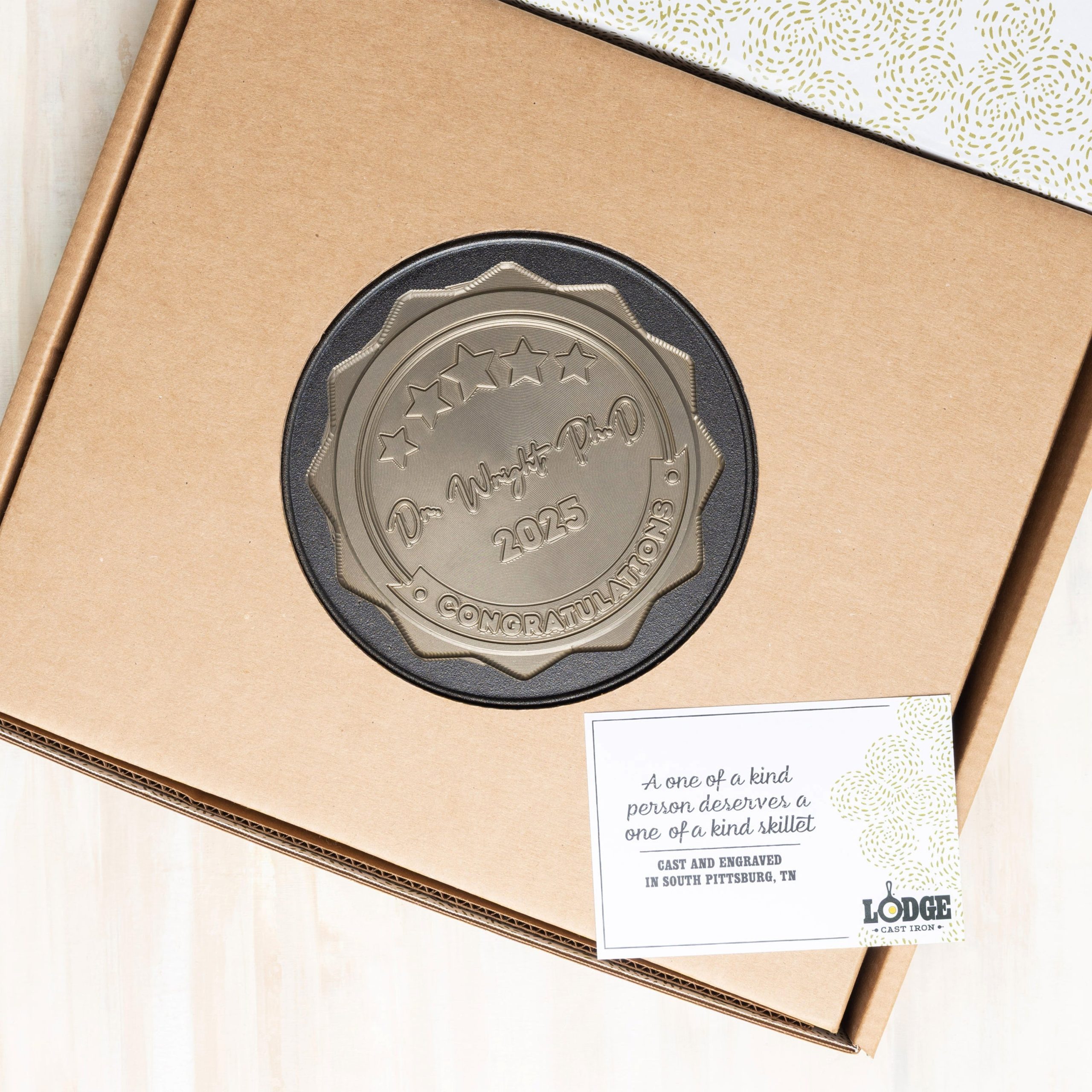 Lodge Custom Engraved Award Skillet - Image 6