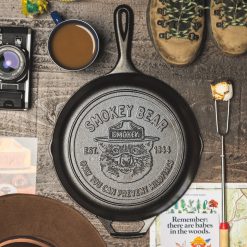 Lodge 10.25 Inch Seasoned Cast Iron Smokey Bear Skillet