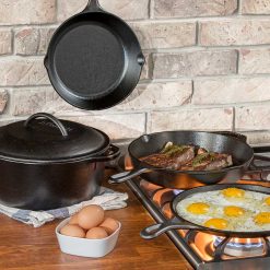 Alternative view of Lodge Seasoned Cast Iron 5 Piece Set