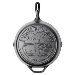 Lodge Lodge 12 Inch Seasoned Cast Iron Skillet, Spacious Skies