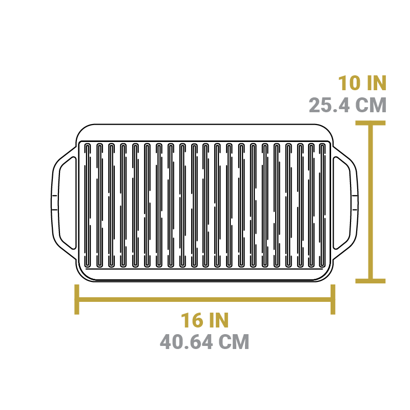 Lodge Chef Collection Reversible Grill/Griddle - Image 8