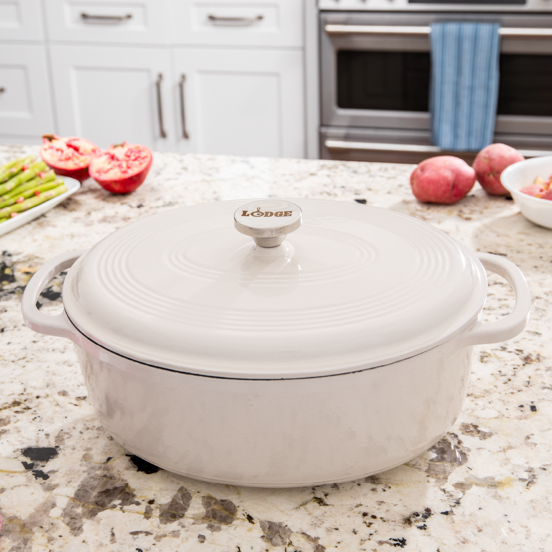 Lodge Essential Enamel Oval Dutch Oven - Image 5