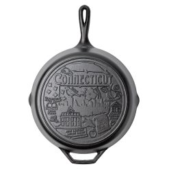 Lodge American Road Trip: 12 Inch Seasoned Cast Iron Skillet, Connecticut