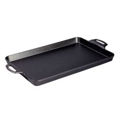 Lodge 15.5 x 10.5 Inch Seasoned Cast Iron Baking Pan