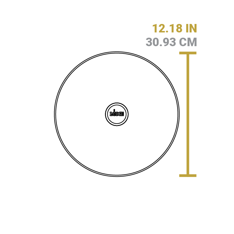 Lodge Chef Collection 12 Inch Cast Iron Everyday Pan - Image 7