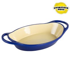 Lodge Enameled Oval Casserole