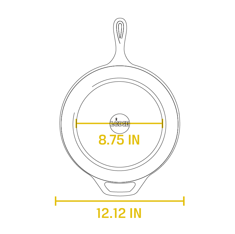 Lodge Cast Iron Covered Deep Skillet - Image 7