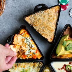 Alternative view of Lodge Heat-Treated 10 Ounce Triangular Cast Iron Mini Server 