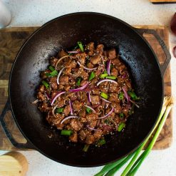 Lodge 14 Inch Seasoned Cast Iron Wok
