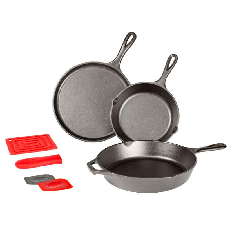 Lodge Essential Seasoned Cast Iron Skillet Set - Image 21