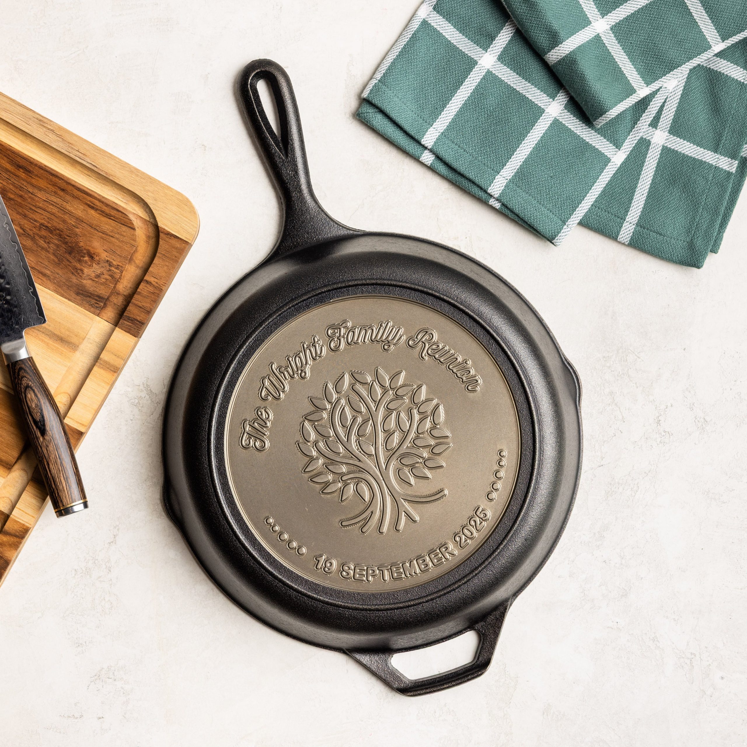 Lodge Custom Engraved Tree Skillet - Image 8