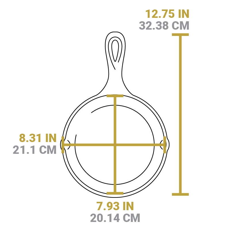 Lodge Essential Seasoned Cast Iron Skillet Set - Image 9