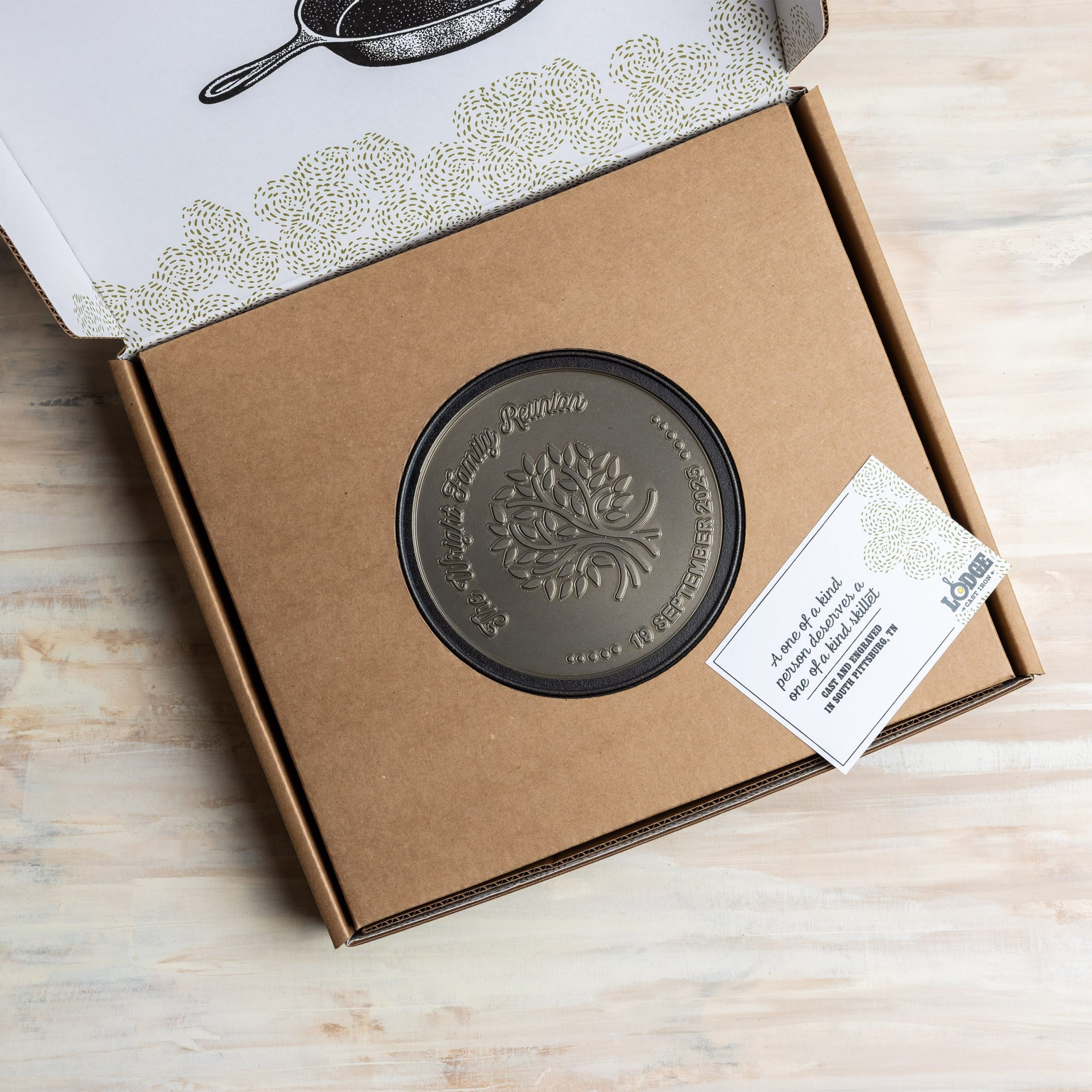 Lodge Custom Engraved Tree Skillet - Image 10