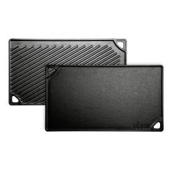 Alternative view of Lodge 16.75 x 9.5 Inch Double Play Reversible Grill/Griddle