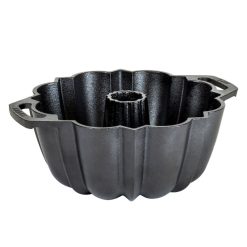 Lodge Seasoned Cast Iron Fluted Cake Pan