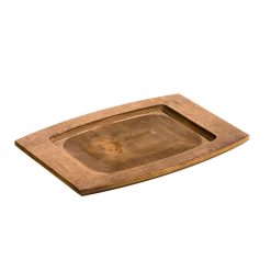 Lodge Rectangular Wood Underliner