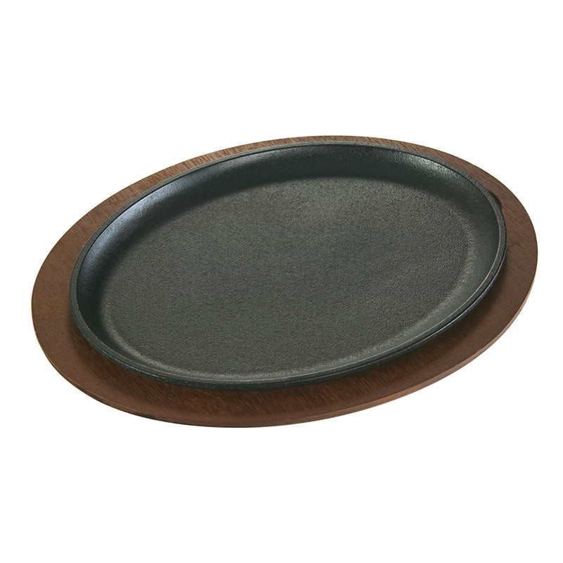 Lodge 13.25 Inch Jumbo Oval Walnut Wood Underliner - Image 2