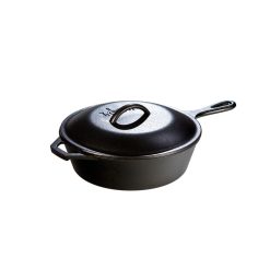 Lodge Cast Iron Covered Deep Skillet