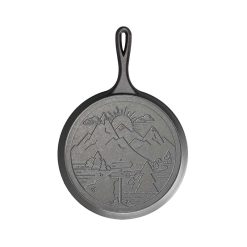 Alternative view of Lodge Wanderlust 10.5 Inch Cast Iron Mountain Griddle