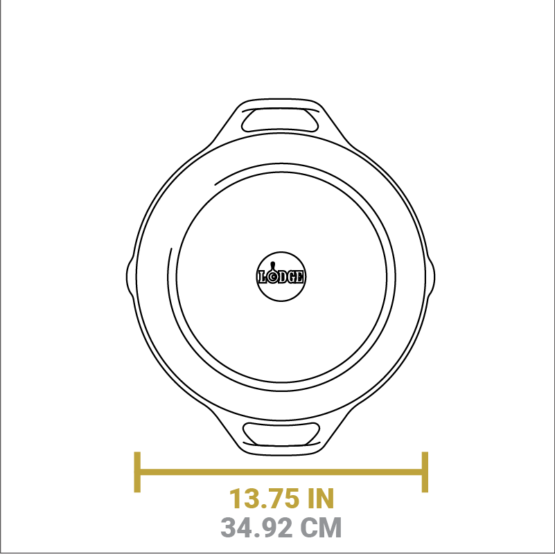 Lodge Cast Iron Dual-Handle Pan - Image 51