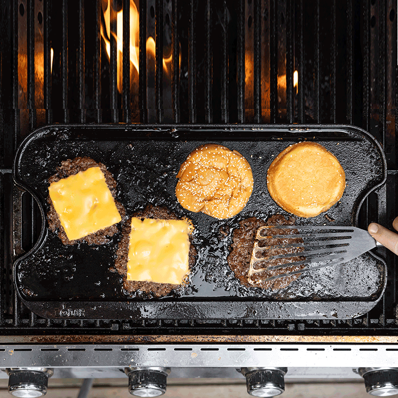 Lodge 20 x 10.5 Inch Pro-Grid Reversible Grill/Griddle - Image 6