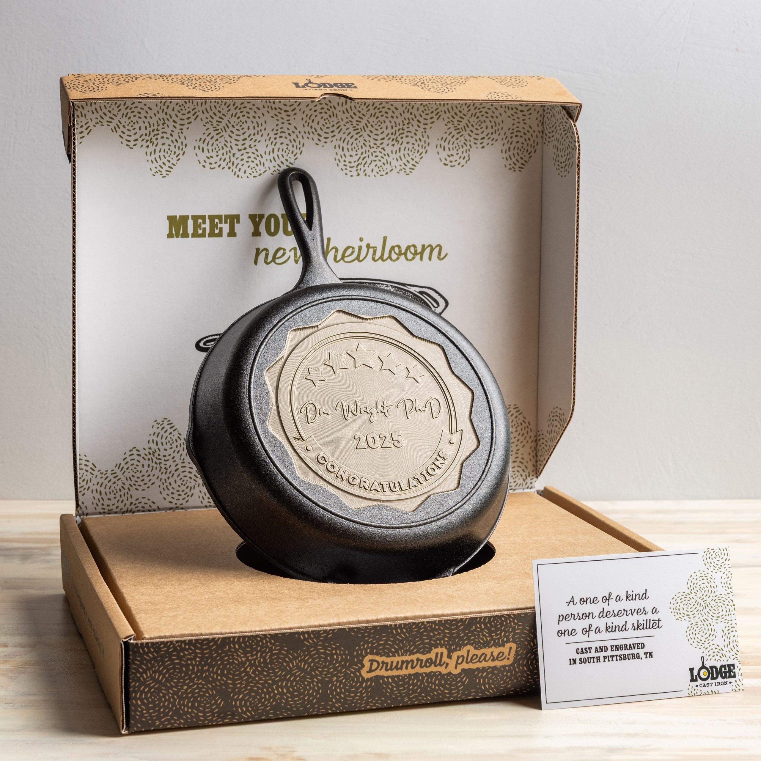 Lodge Custom Engraved Award Skillet - Image 5