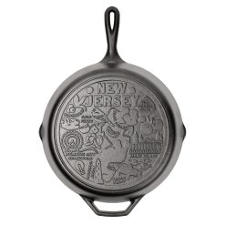 Lodge American Road Trip: 12 Inch Seasoned Cast Iron Skillet, New Jersey