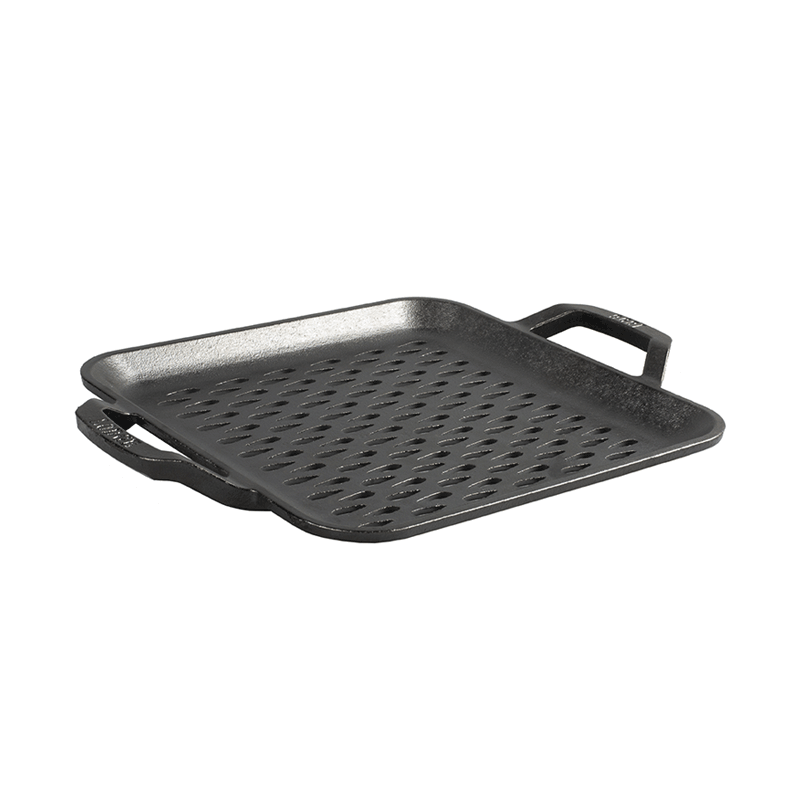 Lodge Chef Collection 11 Inch Cast Iron Square Grill Topper - Image 8