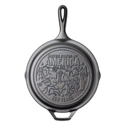 Lodge Lodge 10.25 Inch Seasoned Cast Iron Skillet, USA Icons