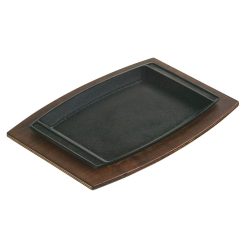 Alternative view of Lodge Rectangular Wood Underliner