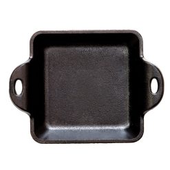 Alternative view of Lodge Heat-Treated 10 Ounce Square Cast Iron Mini Server 