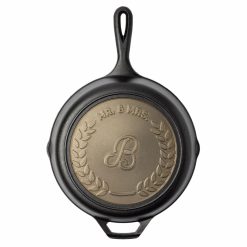 Alternative view of Lodge Custom Engraved Monogram Skillet