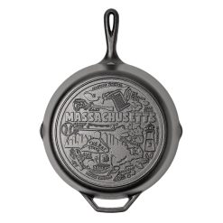 Lodge American Road Trip: 12 Inch Seasoned Cast Iron Skillet, Massachusetts