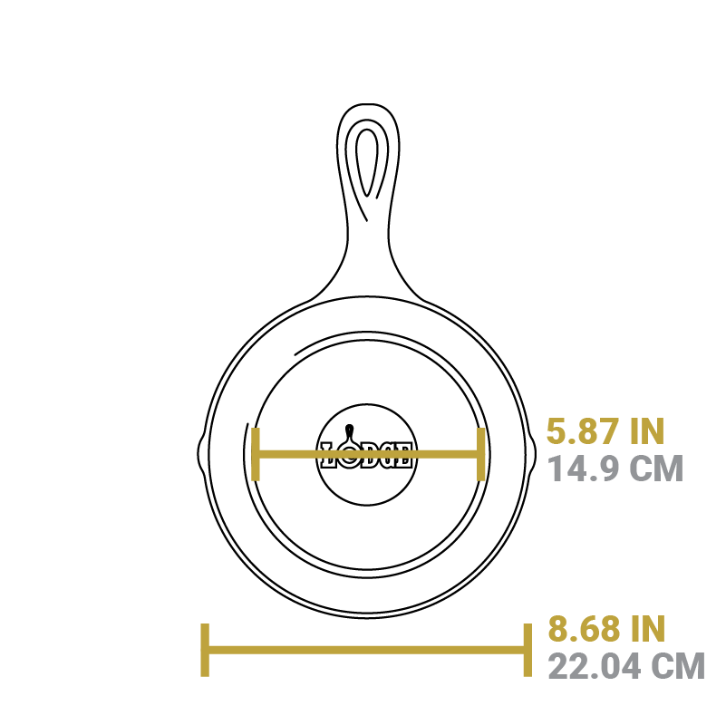 Lodge Essential Seasoned Cast Iron Skillet Set - Image 10