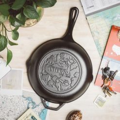 Alternative view of Lodge Lodge Chef Collection 10 Inch Seasoned Cast Iron Skillet, USA Frontier