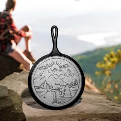 Lodge Wanderlust 10.5 Inch Cast Iron Mountain Griddle