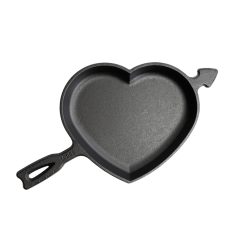 Alternative view of Lodge Seasoned Cast Iron Heart Skillet