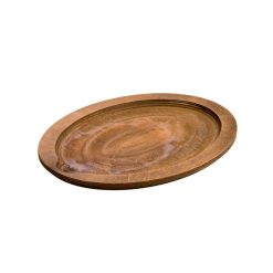 Lodge 13.25 Inch Jumbo Oval Walnut Wood Underliner
